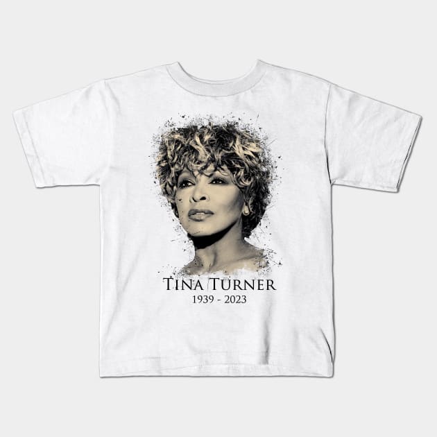 RIP Tina Turner Kids T-Shirt by Yopi